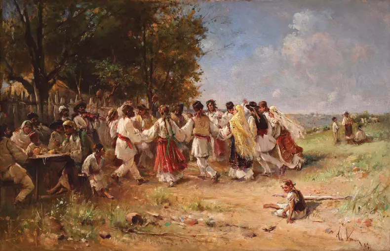 Theodor-Aman_Hora-de-la-Aninoasa-1887