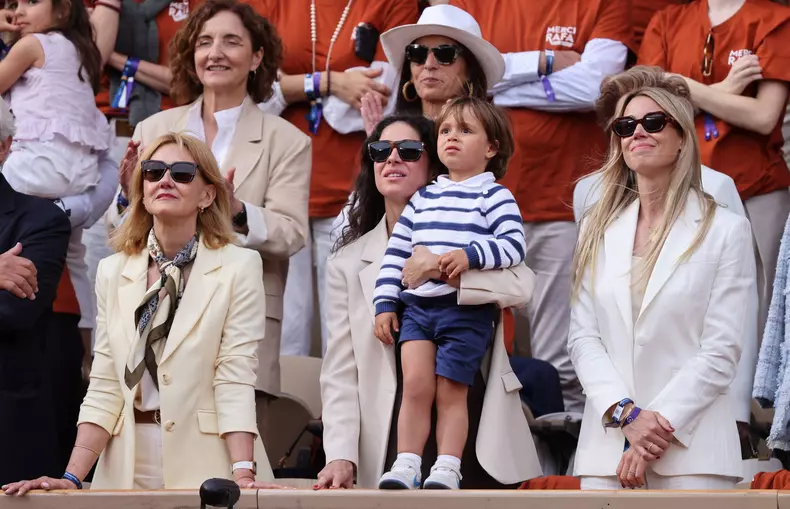 Hommage à Rafael Nadal lors des internationaux de France de tennis à Rolnd Garros