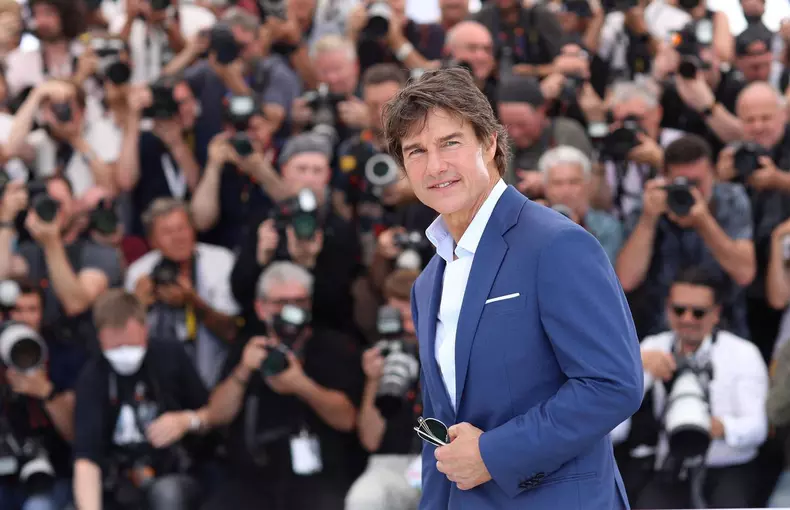 Photocall de "Top Gun: Maverick" lors du 75ème Festival International du Film de Cannes