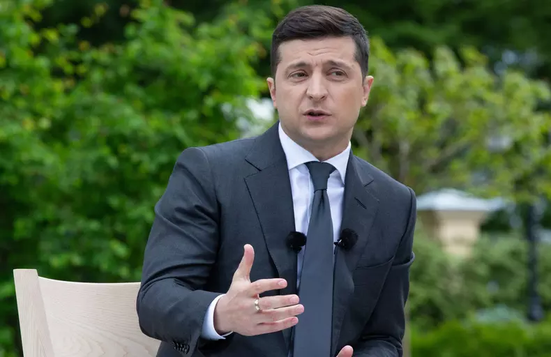 Ukraine Zelenskiy Anniversary
