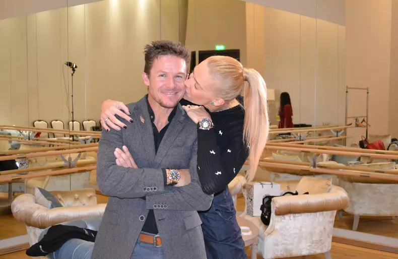 Felix Baumgartner și Roxana Ciuhulescu