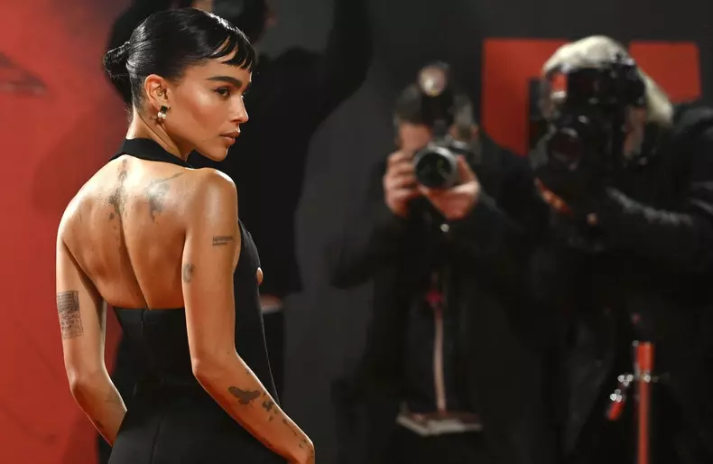 Zoë Kravitz, ținută super îndrăzneață la premiera filmului „The Batman”