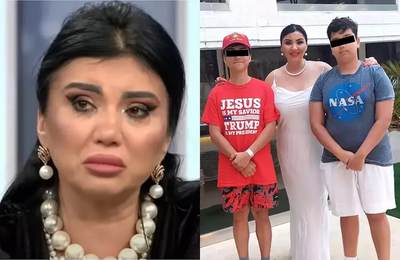 colaj adriana bahmuteanu si cei doi copii