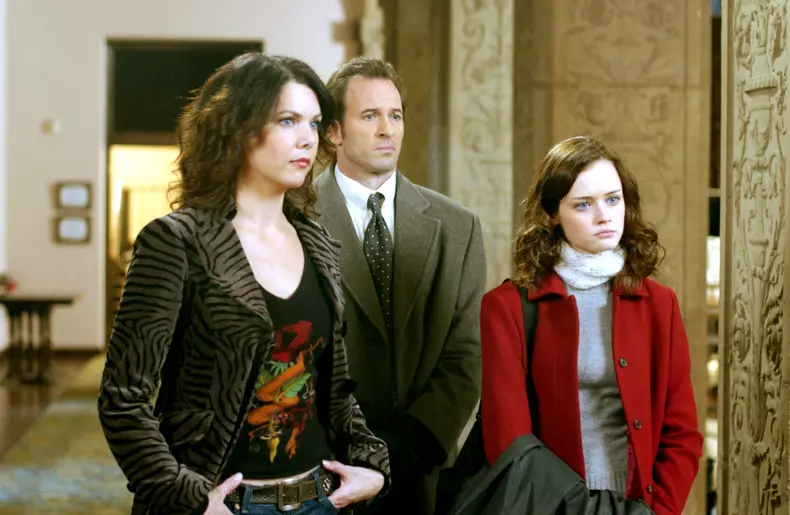 Lauren Graham, Scott Patterson și Alexis Bledel ©Warner Bros/Courtesy Everett Collection