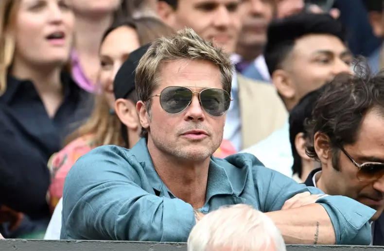 Brad Pitt, apariție uimitoare la Wimbledon 2023