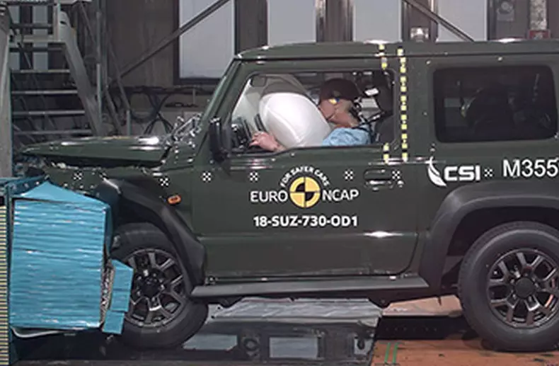 Suzuki Jimny 2018 crashtest EuroNCAP08