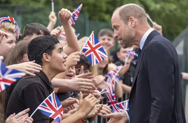 William Prince of Wales visits Sheffield