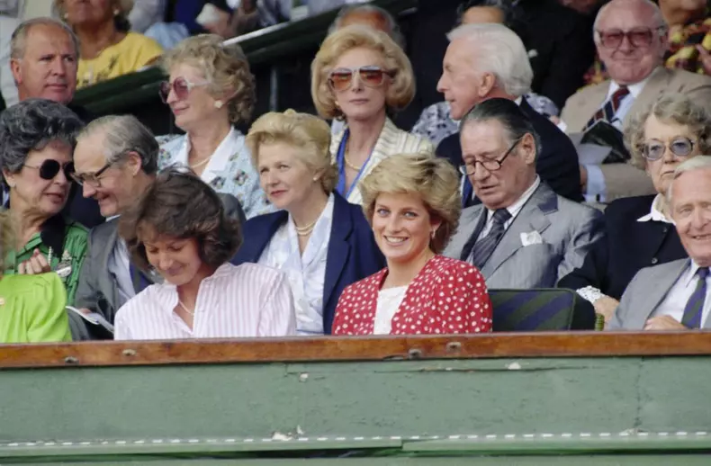 Prințesa Diana la Wimbledon 1987