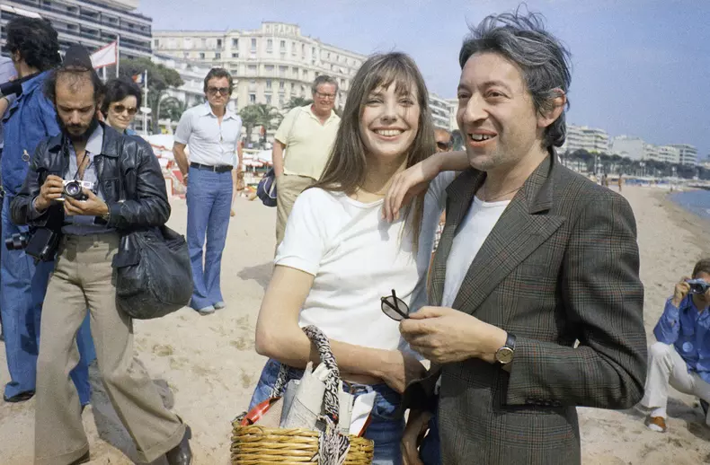 Jane Birkin and Serge Gainsbourg 1974