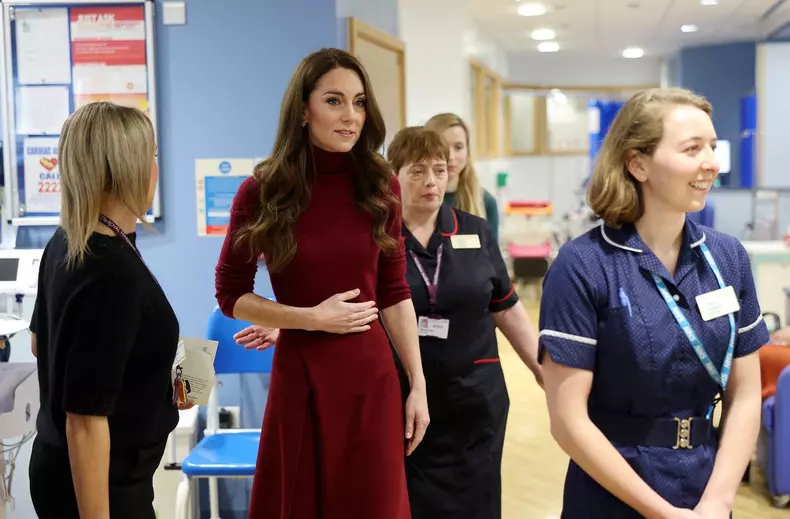 The Princess of Wales visits The Royal Marsden Hospital
