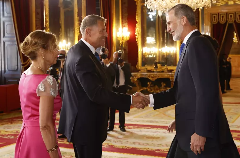 Carmen Iohannis Klaus Iohannis dineu Summit NATO Madrid Spania