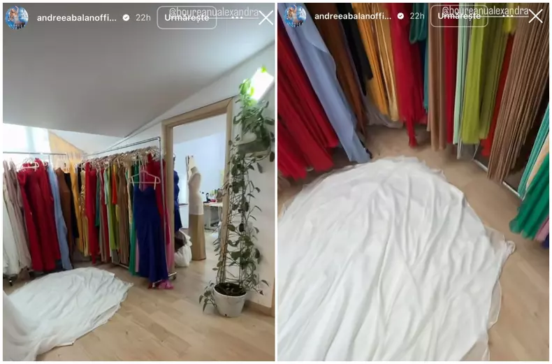 Andreea Bălan rochie de mireasă Victor Cornea