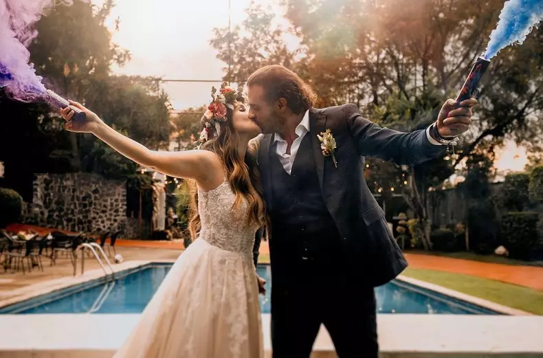 Dulce Maria si sotul ei