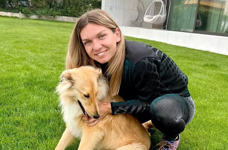 Simona Halep, primele imagini după operația la nas
