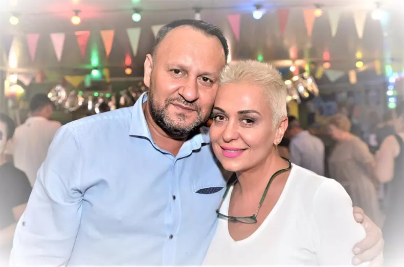 Monica Anghel şi soţul ei, Marian Caraivan