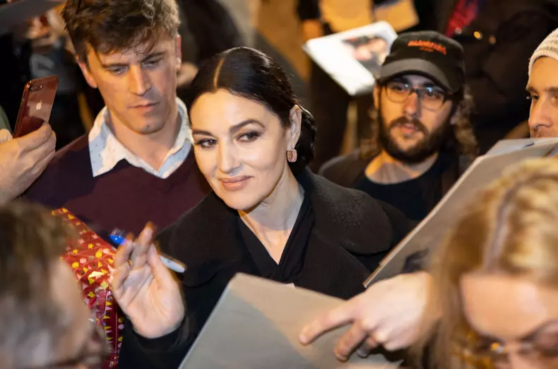 Monica Bellucci Departs The Chatelet - Paris