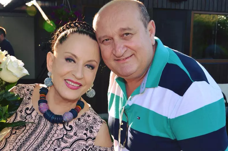 Maria Dragomiroiu și soțul ei