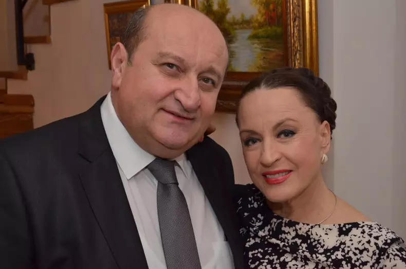 Maria Dragomiroiu și soțul ei