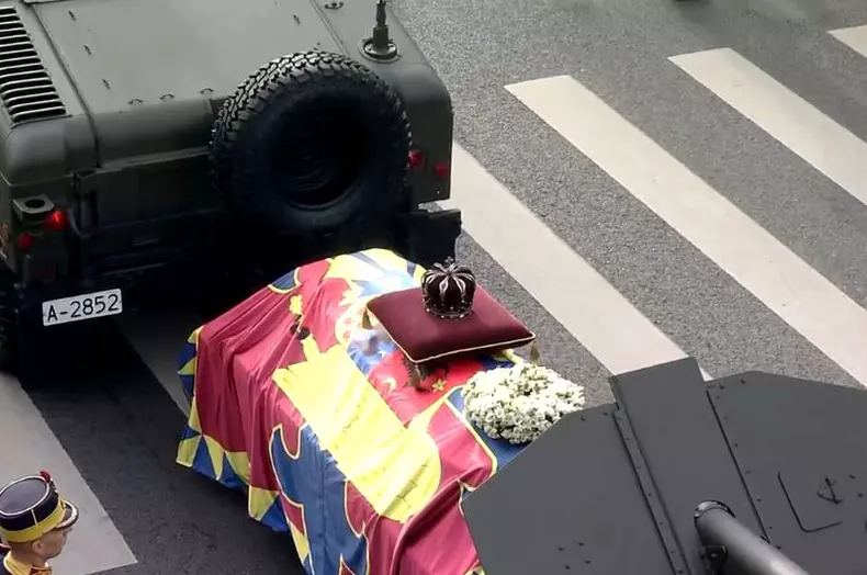 Imagini impresionante de la funeraliile Regelui Mihai I