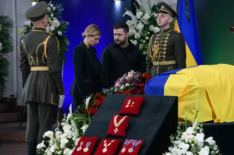 The Funeral Ceremony Of Ukrainian First President Leonid Kravchuk, Kyiv, Ukraine - 17 May 2022