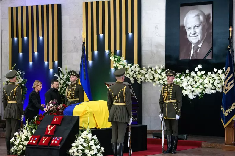 The Funeral Ceremony Of Ukrainian First President Leonid Kravchuk, Kyiv, Ukraine - 17 May 2022