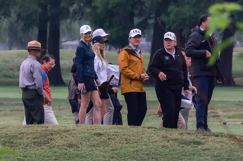 Trump DC Golf Course And Triumphal Arch Location Tour