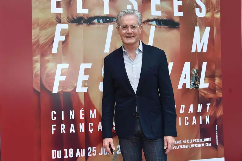 Kyle MacLachlan arrive au Champs Elysées Film Festival (CEFF) à Paris