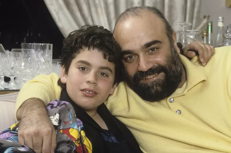 Demis Roussos și fiul său,  Cyril Roussos