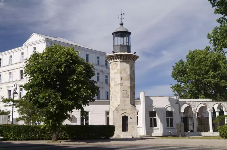 The old lighthouse from the Constanta, Romania (1860)