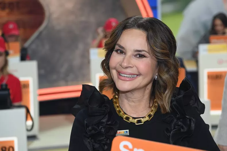 Model Gitta Saxx, ehemaliges Playmate des Jahrhunderts, nimmt am 28. RTL Spendenmarathon wir helfen Kindern 2023 teil **