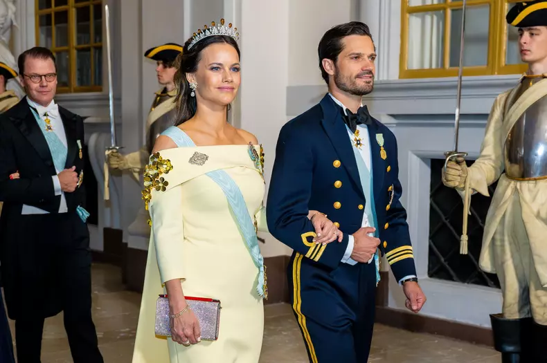 Jubilee banquet for Swedish King, Stockholm, Sweden - 15 Sept 2023