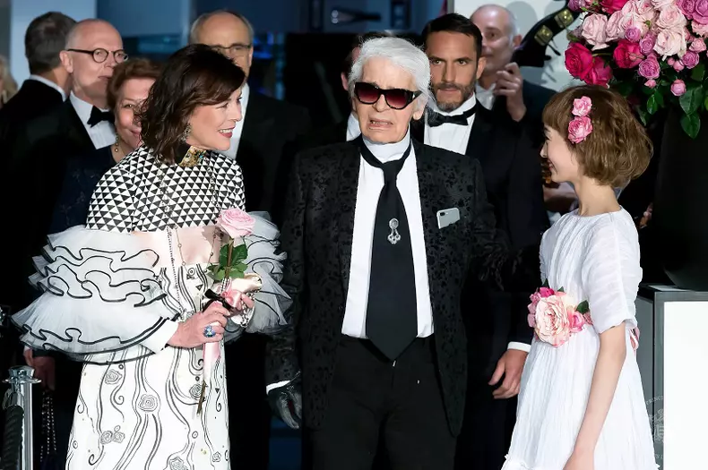 Prințesa Caroline de Hanovre și Karl Lagerfeld