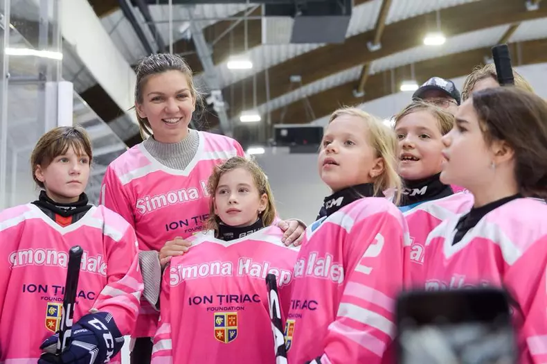 Simona Halep are propria echipă de hochei