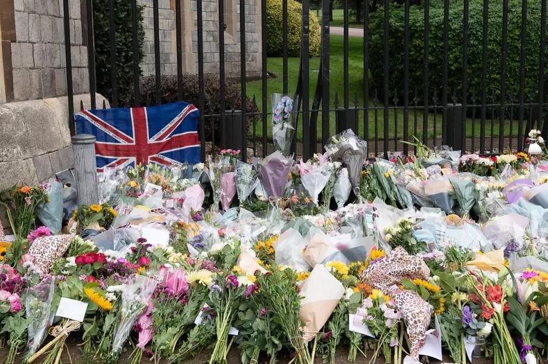 Floral Tributes for Queen Elizabeth II, Windsor, Berkshire, UK - 09 Sep 2022