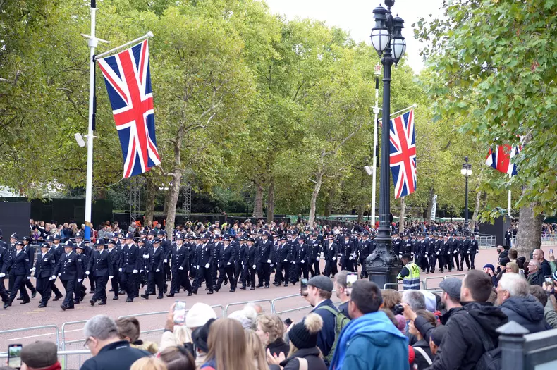 Funeral Qeen Elizabeth ll, The Mall, London, UK - 19 Sep 2022