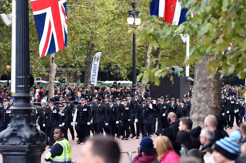 Funeral Qeen Elizabeth ll, The Mall, London, UK - 19 Sep 2022