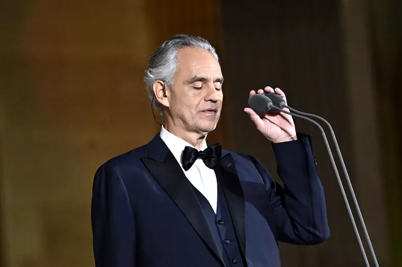 Follow Me The life of Peter - Andrea Bocelli, Vatican City State - 02 Oct 2022, Rome - 03 Oct 2022