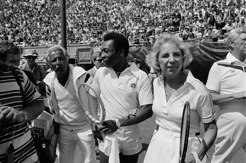 Ethel Kennedy and Pele