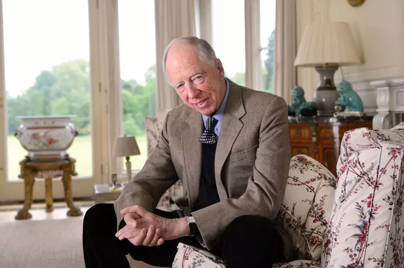 Lord Jacob Rothschild at home in Eythrope Park near Aylesbury, Buckinghamshire, Britain - 05 Jun 2012