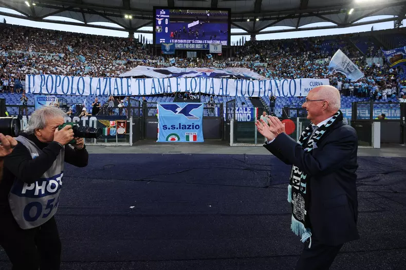 Foto IPP/Cavaliere Emiliano. Roma 26/05/2024. Calcio Campionato Serie A 2023-2024. Lazio - Sassuolo. Nella foto: l ex al
