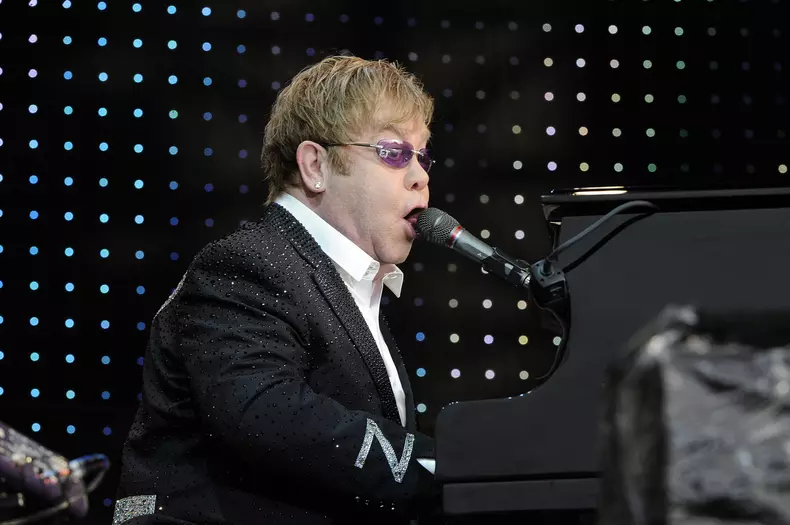 Elton John During a Concert in Ludwigslust, Germany / Photo, 2012