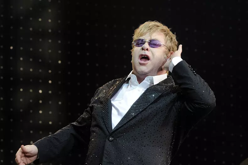 Elton John During a Concert in Ludwigslust, Germany / Photo, 2012