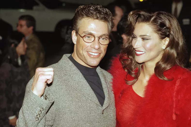 Van Damme with Darcy LaPier