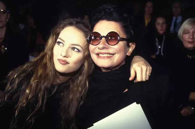 Vanessa Paradis et Guesch Patti en 1993 à Paris