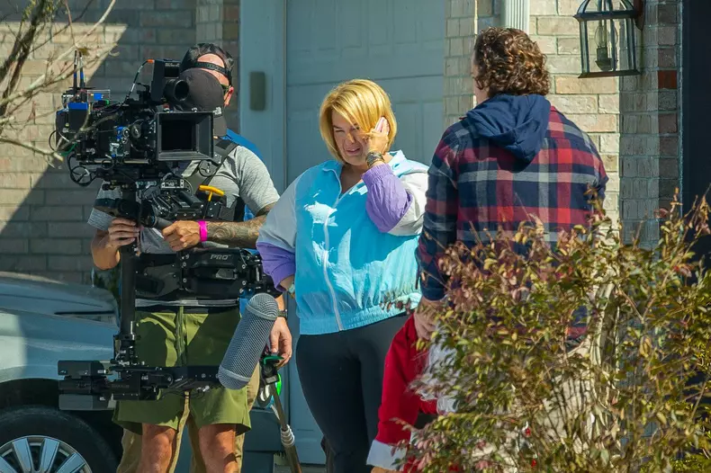 PREMIUM EXCLUSIVE: Renee Zellweger is completely unrecognisable, with even more prosthetic makeup and fat-suit