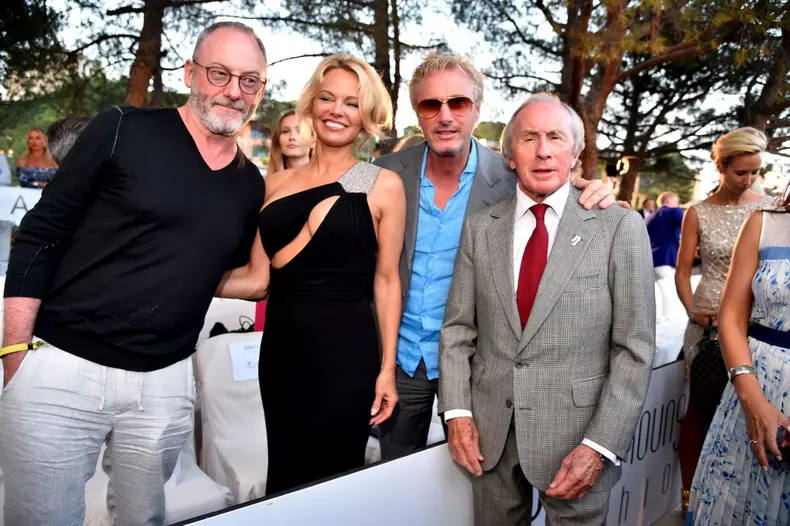 Pamela Anderson la Festivalul de Formula 1