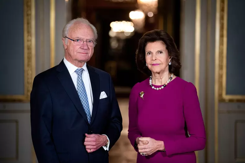 NRegele Carl al XVI-lea Gustaf și Regina Silvia