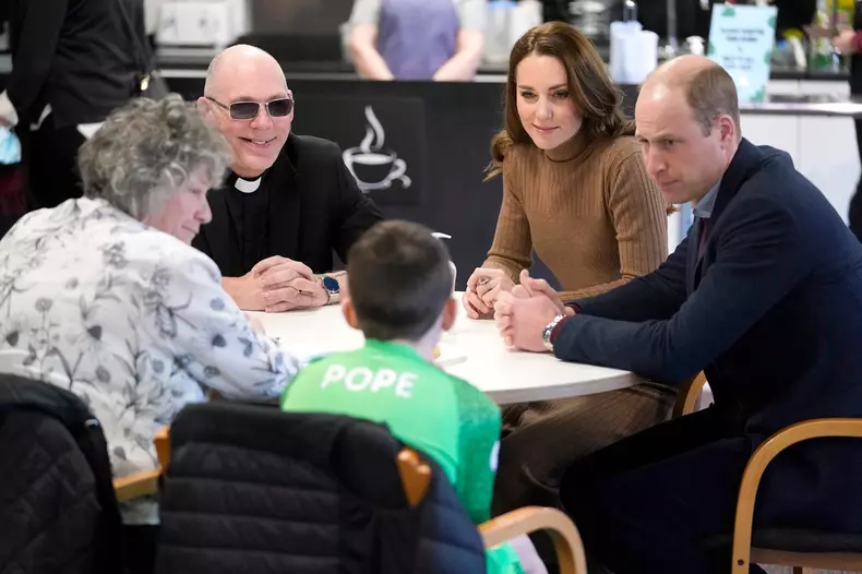 Prince William and Catherine, Duchess of Cambridge, Clitheroe, UK - 20 Jan 2022