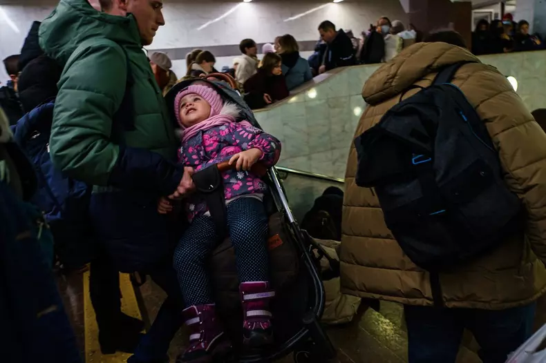UKRAINE RUSSIA CRISIS, Kharkiv, Kharkiv Oblast, Ukraine - 24 Feb 2022