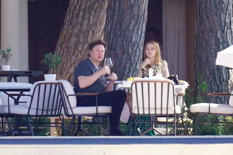 PREMIUM EXCLUSIVE: *NO WEB UNTIL 130PM EDT 31ST MAY* Worlds richest man Elon Musk is seen for the first time with his new love interest, Australian actress Natasha Bassett in Cannes